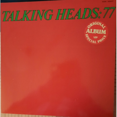 Talking Heads – Talking Heads: 77 (Zeer goede staat, hoes VG+ en vinyl VG+) 	Sire – WBN 56647 Original Inner sleeve